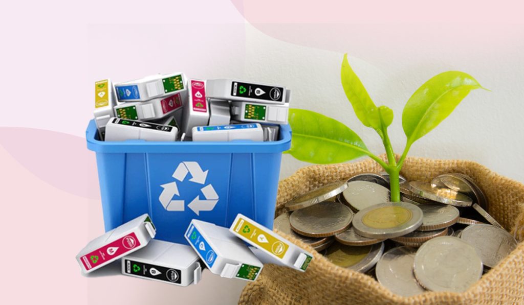 Recycling toner cartridges for Cash